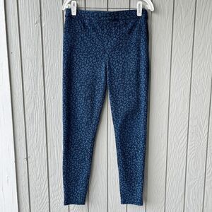 Spanx Leopard Print Denim Leggings M Shaping